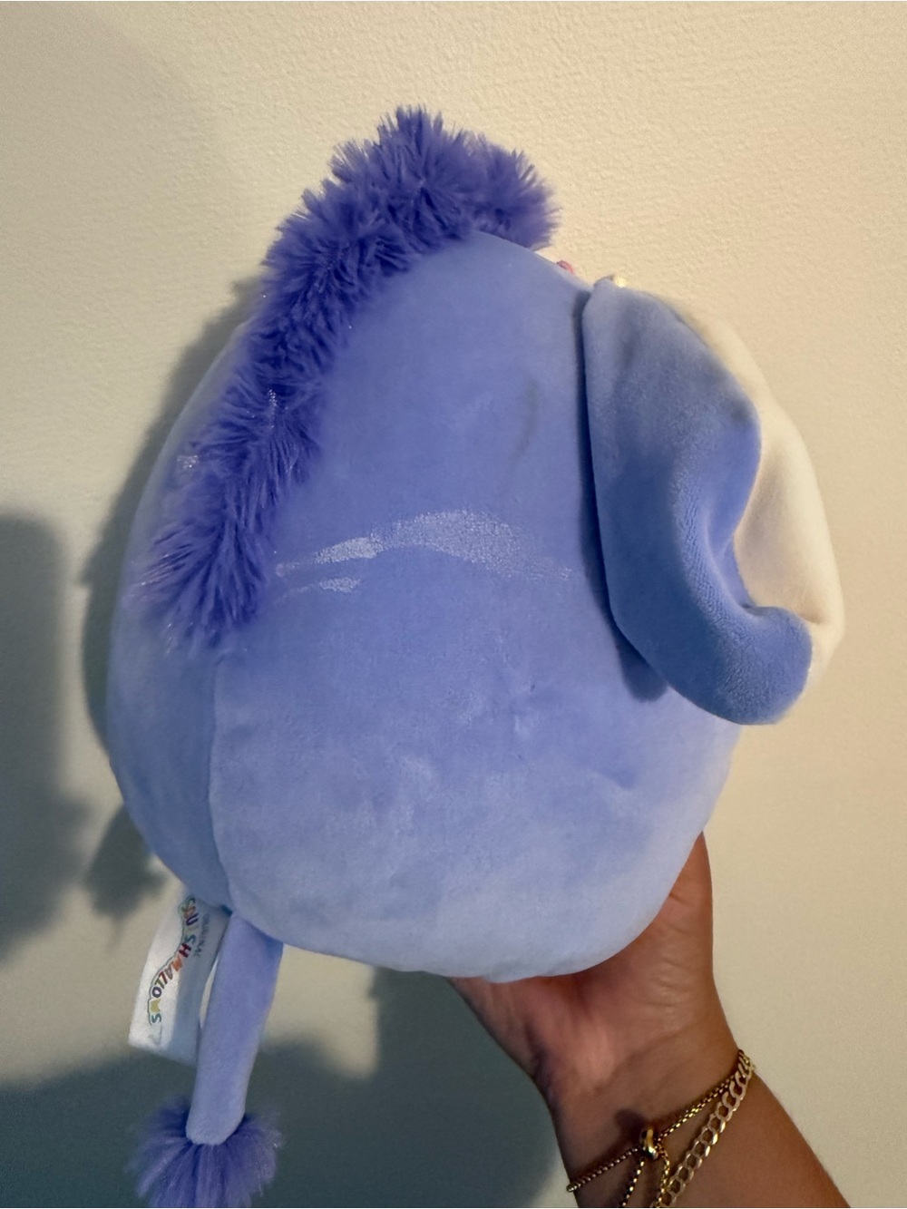 Squishmallows 8” Purple Donkey Pony Flower Crown Plush Stuffed Animal - Picture 6 of 8